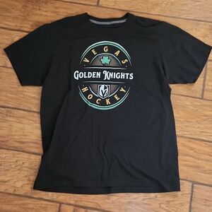 Vegas Golden Knights Hockey black men's large short sleeve t-shirt Fanatics